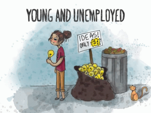 young & unemployed