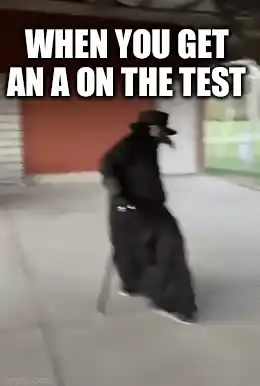 Excited Dance After Getting an A on the Test