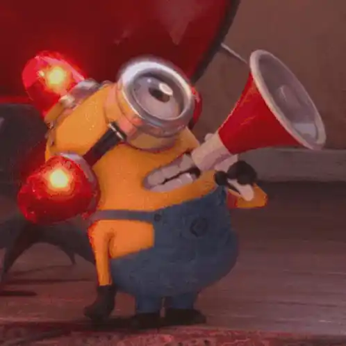 Minion Firefighter Alert