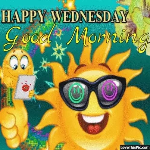 Happy Wednesday Good Morning by Allison Brandon