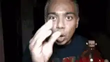 Man with Among Us Potion