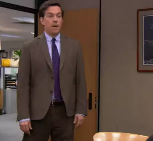 Andy Bernard's Censored Flip-Off in Office
