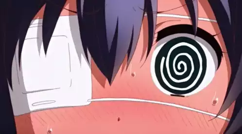 Anime Character Hypnotic Eye Blush