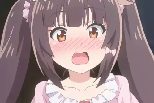 Chocola (Nekopara) Blushing & Surprised
