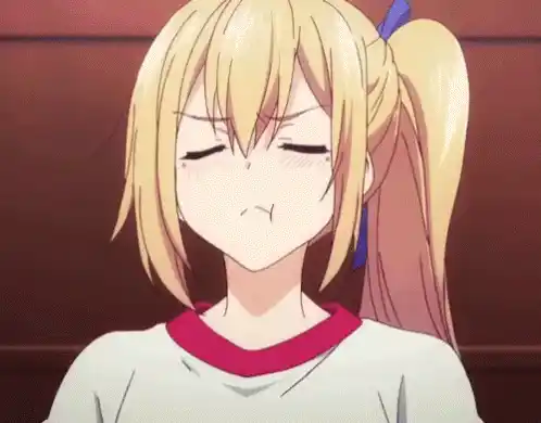 Anime Girl Pouting