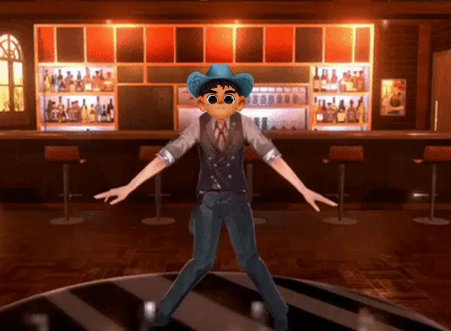 Anime dancing