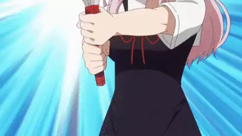 Chika's Grin & Fwap Fwap in Kaguya-sama