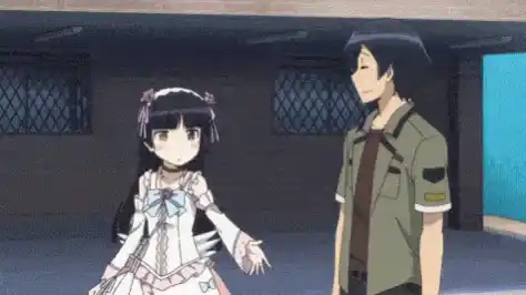 Oreimo Anime: Kirino and Kyousuke Holding Hands