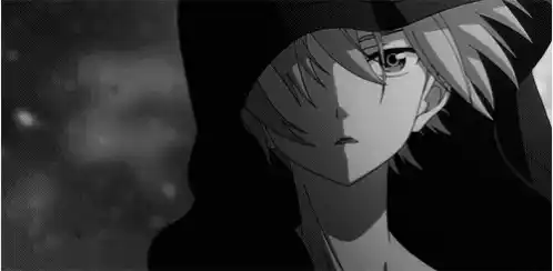 Anime Sad Boy in Hood