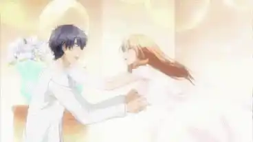 Anime Wedding Embrace