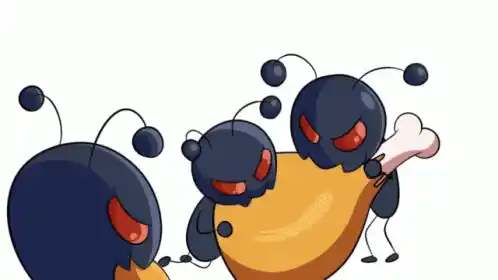 Evil Ants Attack and Carry Off Food