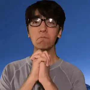 Man Pleading with Clasped Hands