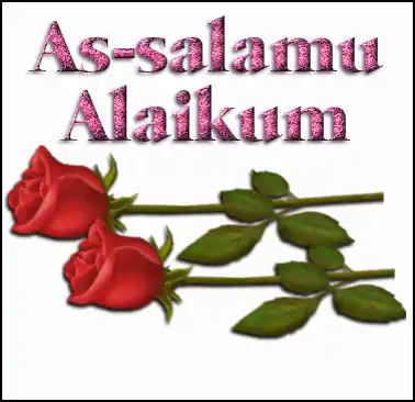 Assalamu Alaikum: Red Roses Greeting