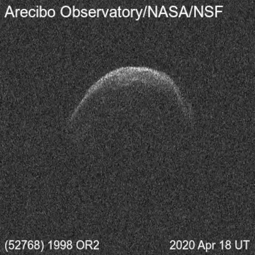Asteroid (52768) 1998 OR2 Radar Image