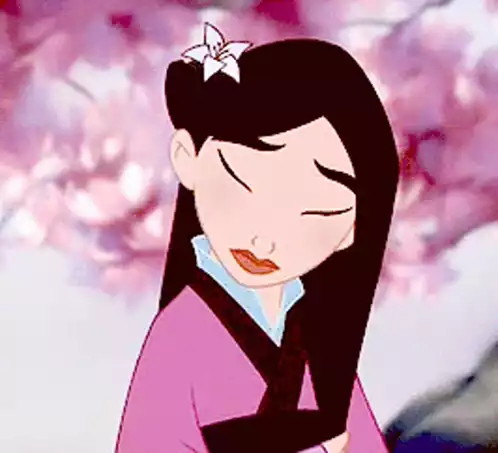 Mulan's Bashful Smile