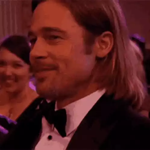 Brad Pitt's Charming Smile at Awards