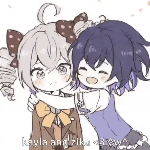 Bronya and Seele Hugging Anime Art