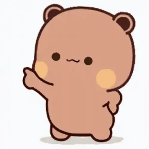 Bubu Dudu Waving Cheerfully
