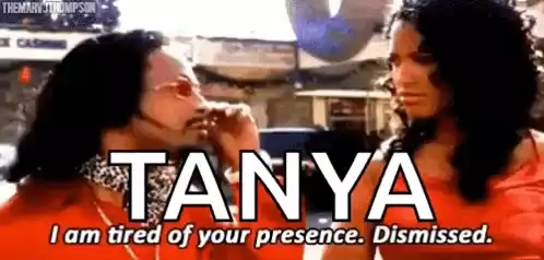 Bustdown Slipping On Ice: Tanya Dismissed