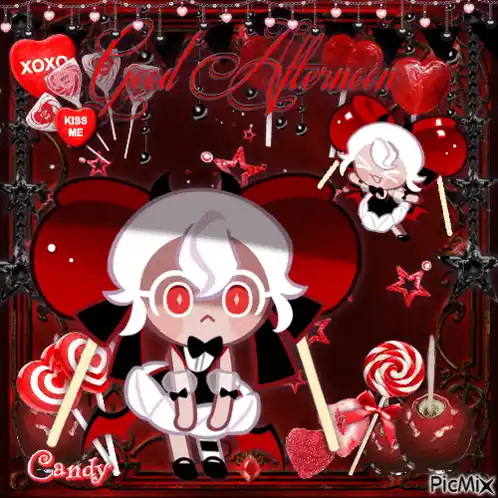 Candy Apple Cookie: Good Afternoon