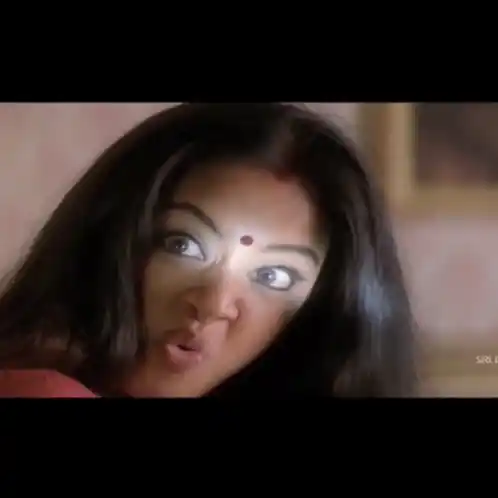 Jyothika as Chandramukhi: Intense Eyes & Angry Dialogue