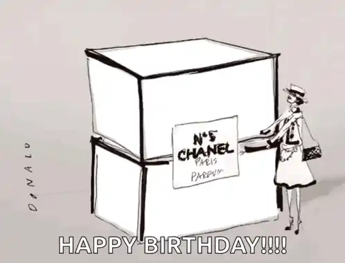 Chanel No5 Birthday Greeting Animation