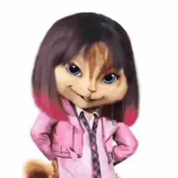Charli Xcx Chipmunk with Sports Car