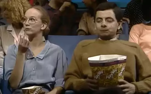 Mr. Bean's Cinema Popcorn Antics