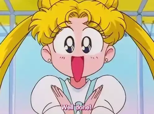 Sailor Moon Clapping: Well Done!