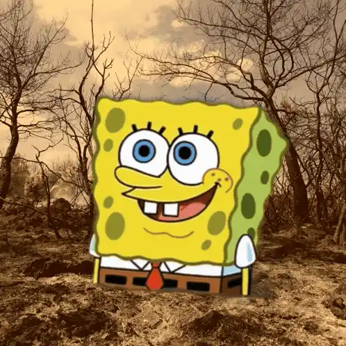 Spongebob Squarepants and Climate Change Rainbow