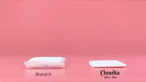 Cloudia Ultra Thin Sanitary Pad Comparison