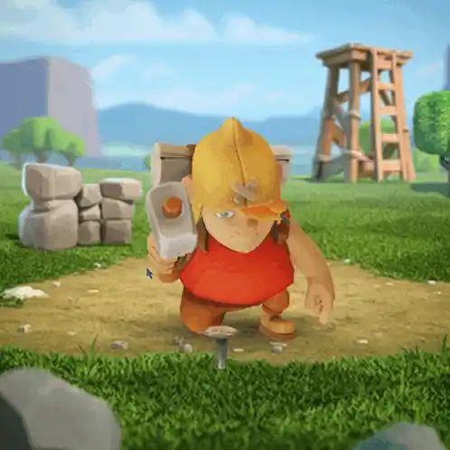 Coc Builder Hammering Nail