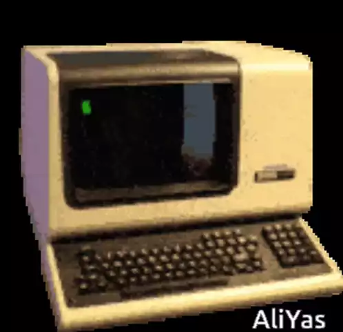 Retro Computer Nuclear Proliferation Message