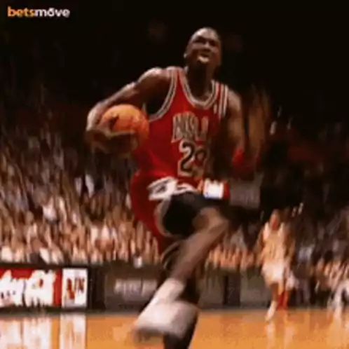 Michael Jordan's Iconic Dunk - Cona Black