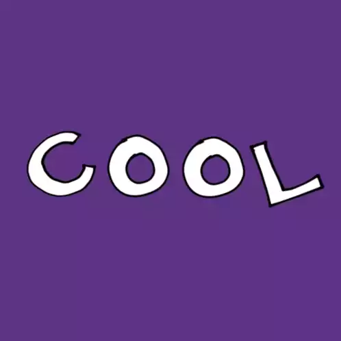 Animated 'Cool!' Letters
