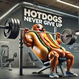 Swole Costco Hotdog: Never Give Up Bench Press
