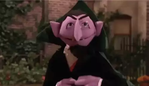 Count von Count from Sesame Street