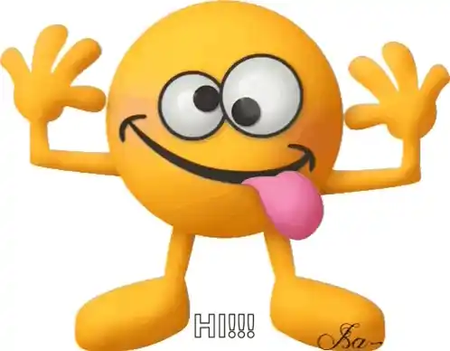 Crazy Fou Cartoon with Tongue Out