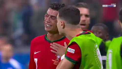 Cristiano Ronaldo Crying After Match