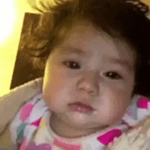 Cute Baby Starts to Cry