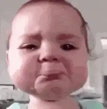 Cute Baby Crying Funny Face