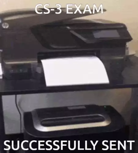 CS-3 Exam Successfully Sent to Shredder