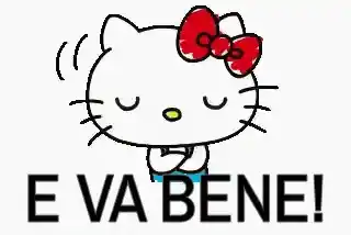 Cute Hello Kitty: E Va Bene!
