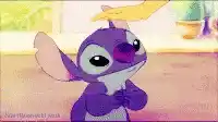 Cute Disney Stitch Gets a Pat