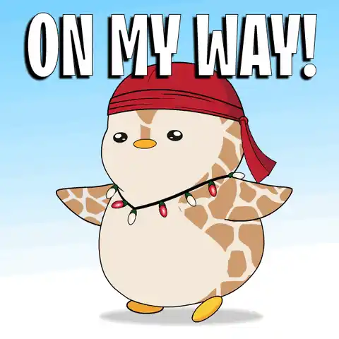 Cute Penguin Running