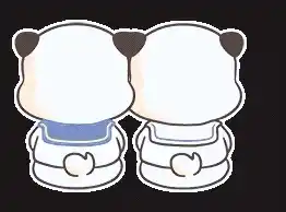 Cute Santuan Panda Couple