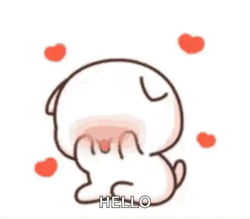 Cute Shy Cat Says Hello