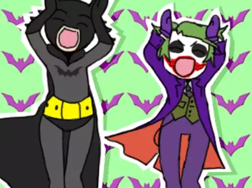 Batman and Joker Cartoon Dance