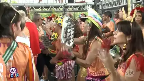 Dança Animada no Carnaval SBT Folia