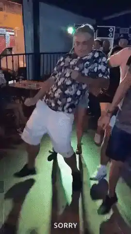 Dance Old Man Dancing